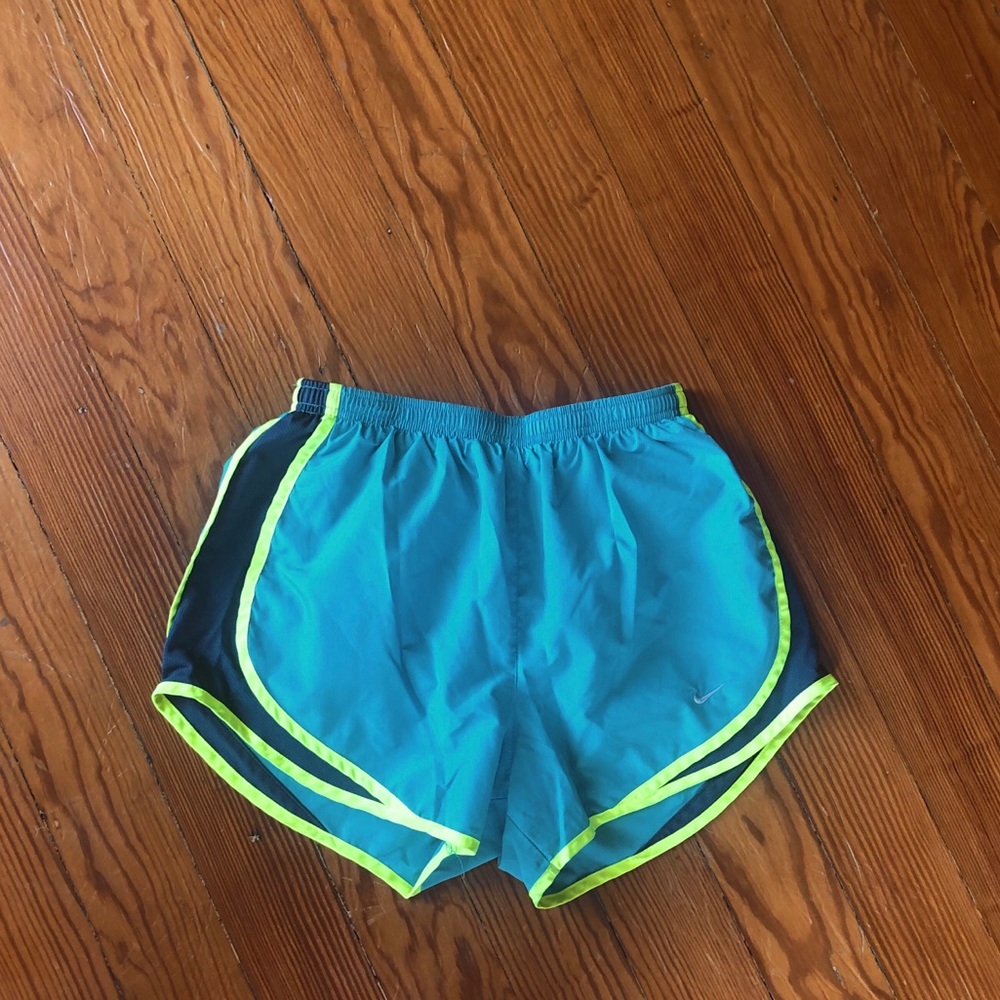 Turquoise and teal Nike Shorts